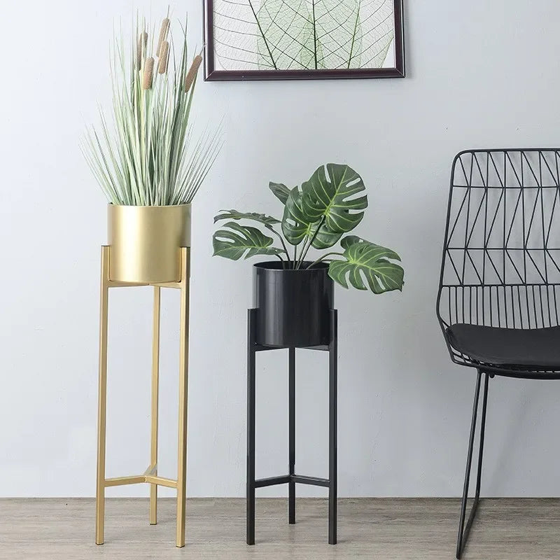 Wall decoration display rack modern flowerpot plant bracket iron indoor potted home decoration flower rack metal