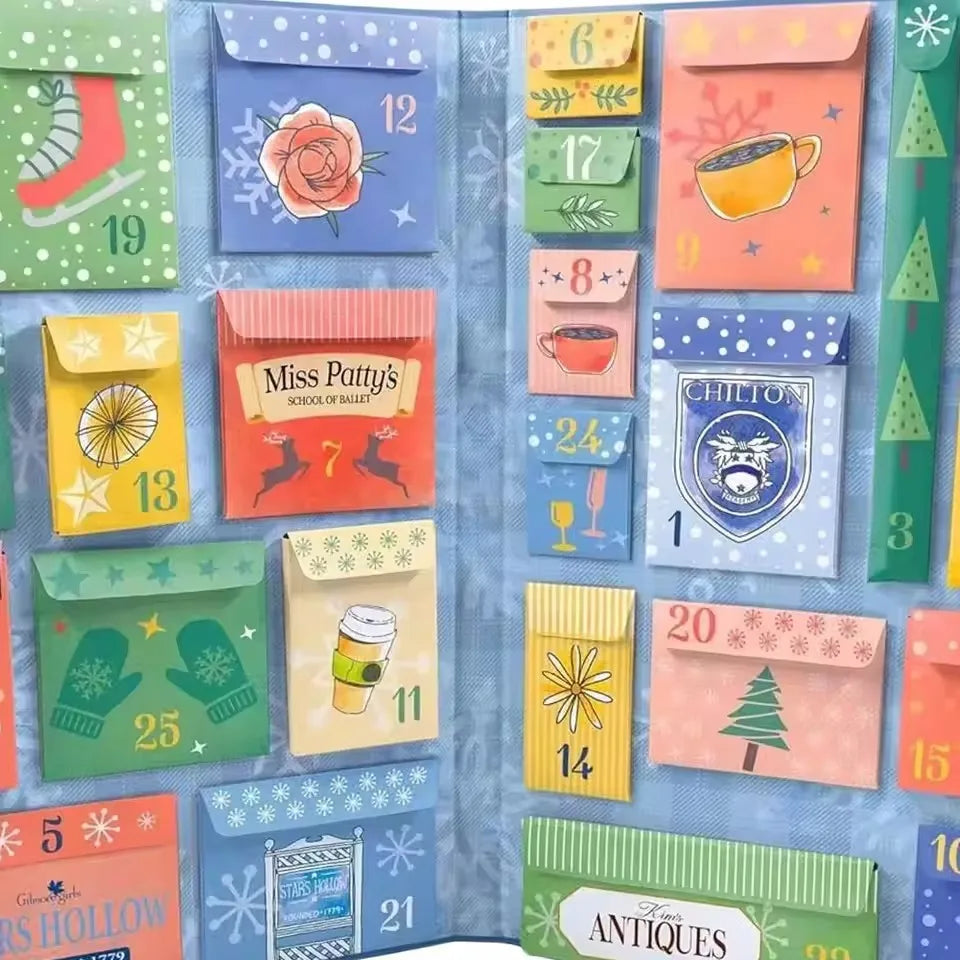 Christmas Advent Calendar 2025 Christmas Gilmore Girls The Official Advent Calendar Decoration Calendar Surprise Christmas Gifts