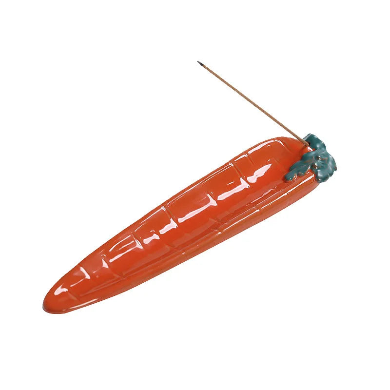 hemasa Carrot Incense Burner Ornaments DIY Handmade Crafts Living Room Bedroom Essential Oil Aromatherapy Accessories