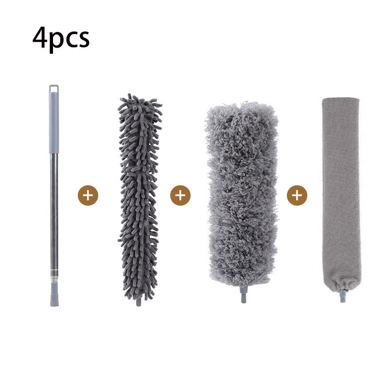 UNTIOR Duster Brush Microfiber Duster Extendable Gap Dust Tools Retractable Car Cleaning Brush Household Ceiling Cleaning Tools