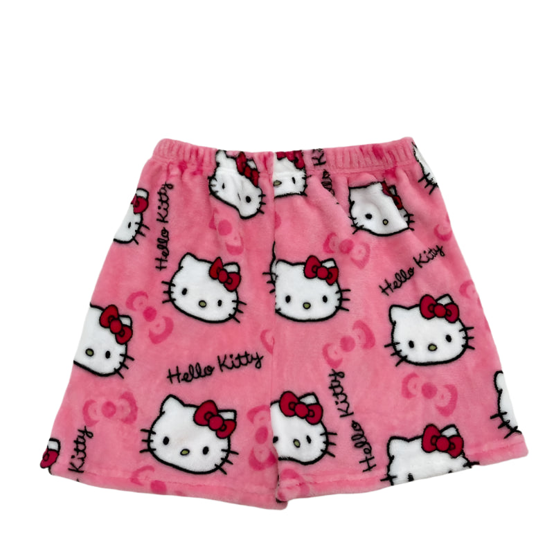 Hemasa Hello Kitty Cute Shorts Women Cute Cartoon Flannel Pajama Pants /i Summer Casual Home Trousers Birthday Gifts