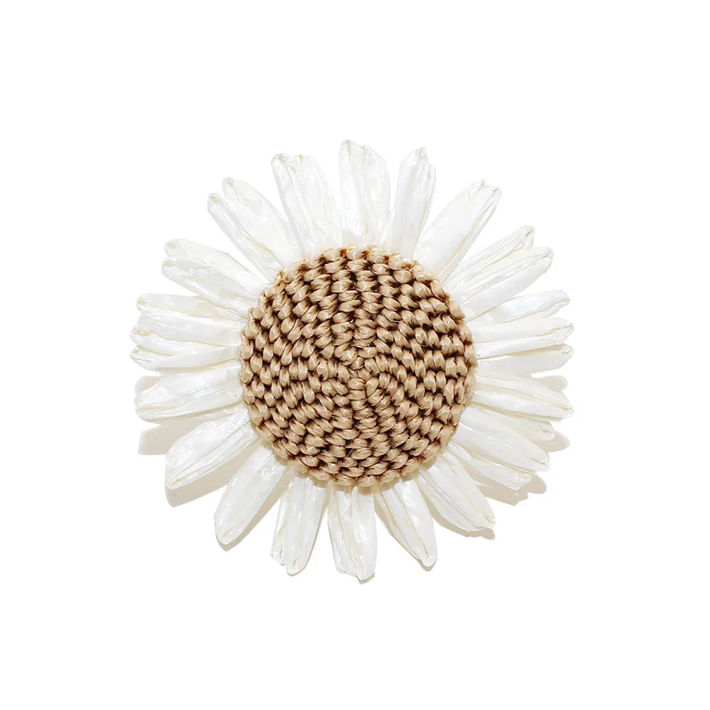 Hemasa 6Pcs  Rose Flower Napkin Rings/ Sunflower Napkin Holder Rings for Wedding Banquet /Christmas /Birthday