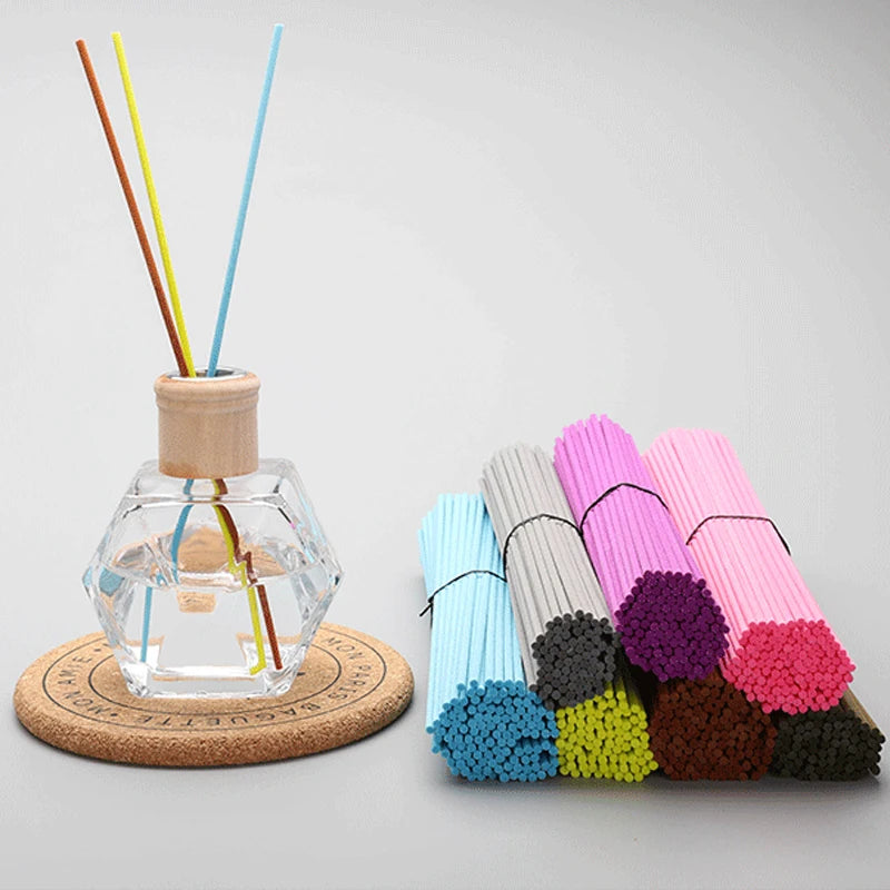 Hemasa 6pcs Fiber Sticks Diffuser Aromatherapy Volatil Replacement Stick  Rattan Sticks Perfume Volatiles for Home Decor Oil Diffuser