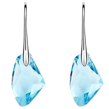 quality crystal ax dropshipping Earrings fashion Jewelry dropshipping chamr lover gift brand summer party birthday wedding girl
