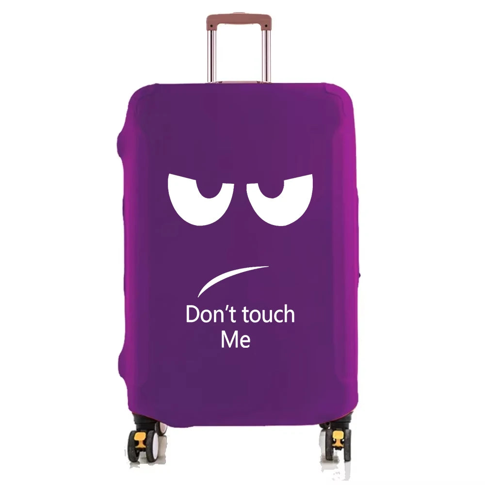 Tejesa Don’t Touch Me Printing  Luggage Cover /Travel Suitcase Protective Cover /Elasticity Dust Covers Suitable for 18-32 Inch Suitcases