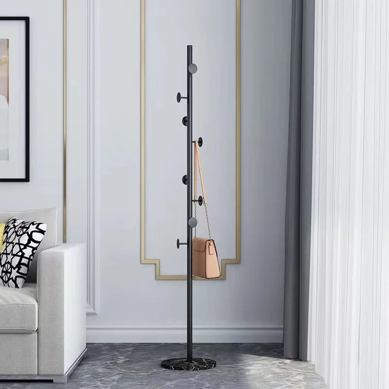 Luxury Coat Rack Floor Standing Clothes Hanger 8 Hooks Multifunction Storage Hat Organizer Handbags Home Accessories tree hanger