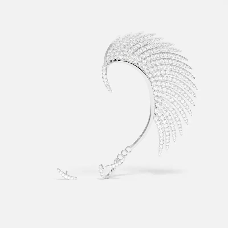 LIKI 2025 New 925 Silver High-Quality Wing Earrings, Necklaces, Rings And Bracelets Are Designed By Women's Luxury Designers