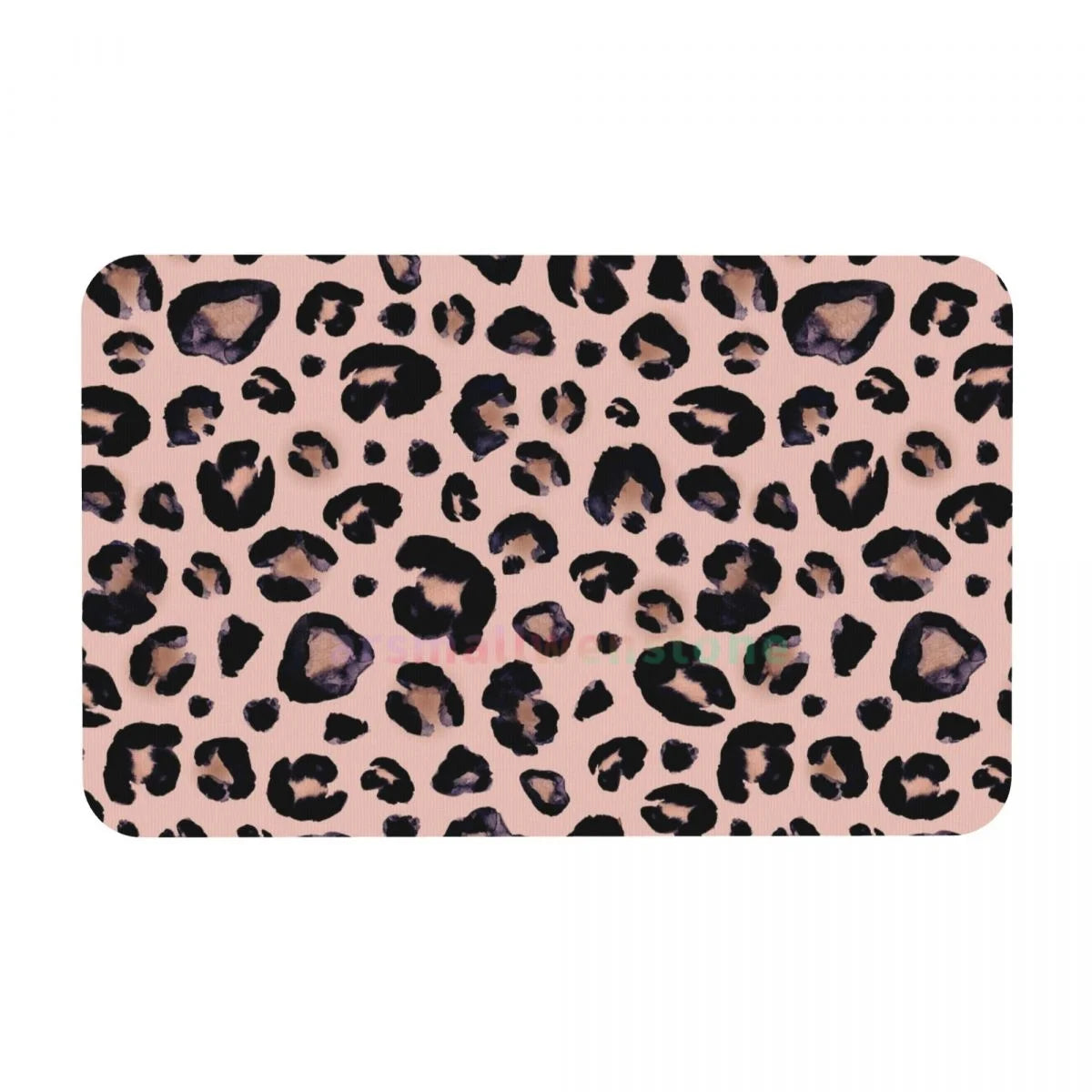 Leopard Print Diatom mud cushion absorbent quick drying mat bathroom door mat toilet diatomaceous earth non-slip foot mat
