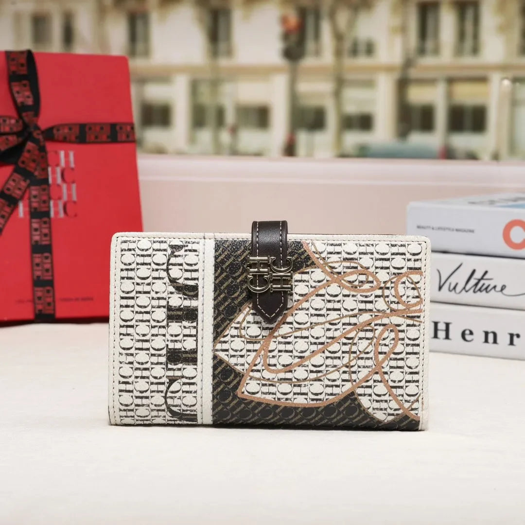 CH Luxury Brand Spring Fashion Women's Wallet Large Capacity Slot Coin 2025 High Quality Wallet Coin Wallet