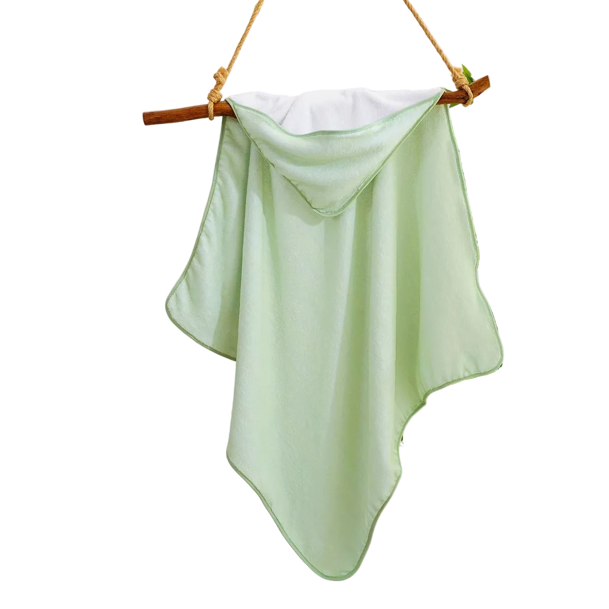 Tejesa Winter Thickened Super Absorption Coral Fleece Baby Swaddle Blanket /Newborn Bath Towel Size 80x80cm