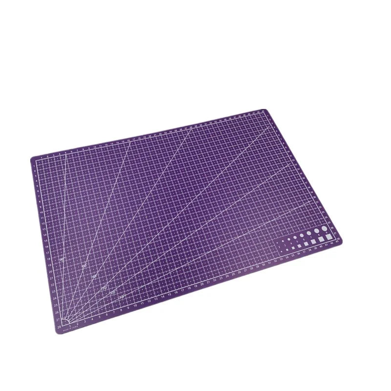 Tejesa A3 Self-Healing Cutting Mat Multipurpose Craft Mat For DIY/Home/School/Quilting Non-Slip Gridded Work Surface Desktop Protector