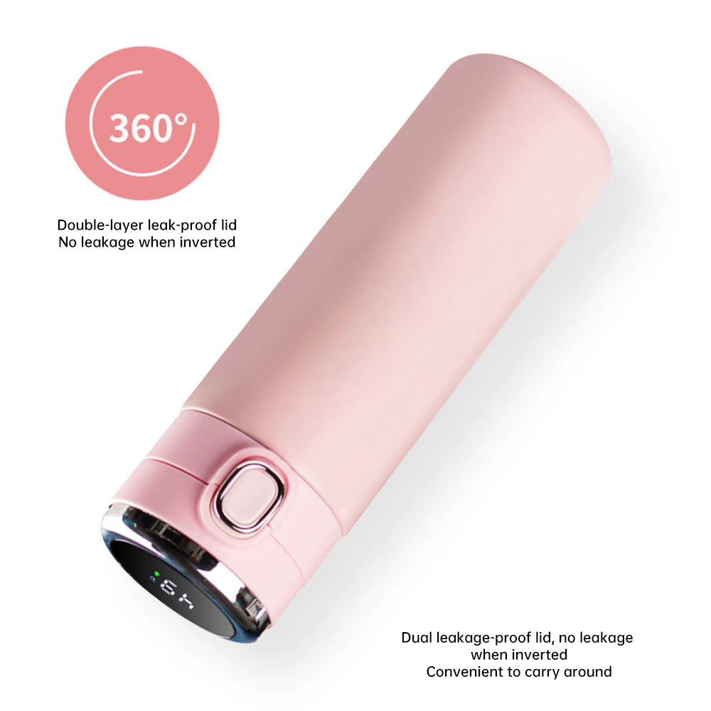 Hemasa 420ml Stainless Steel Water Bottle  Mug Leak-proof Vacuum Flask