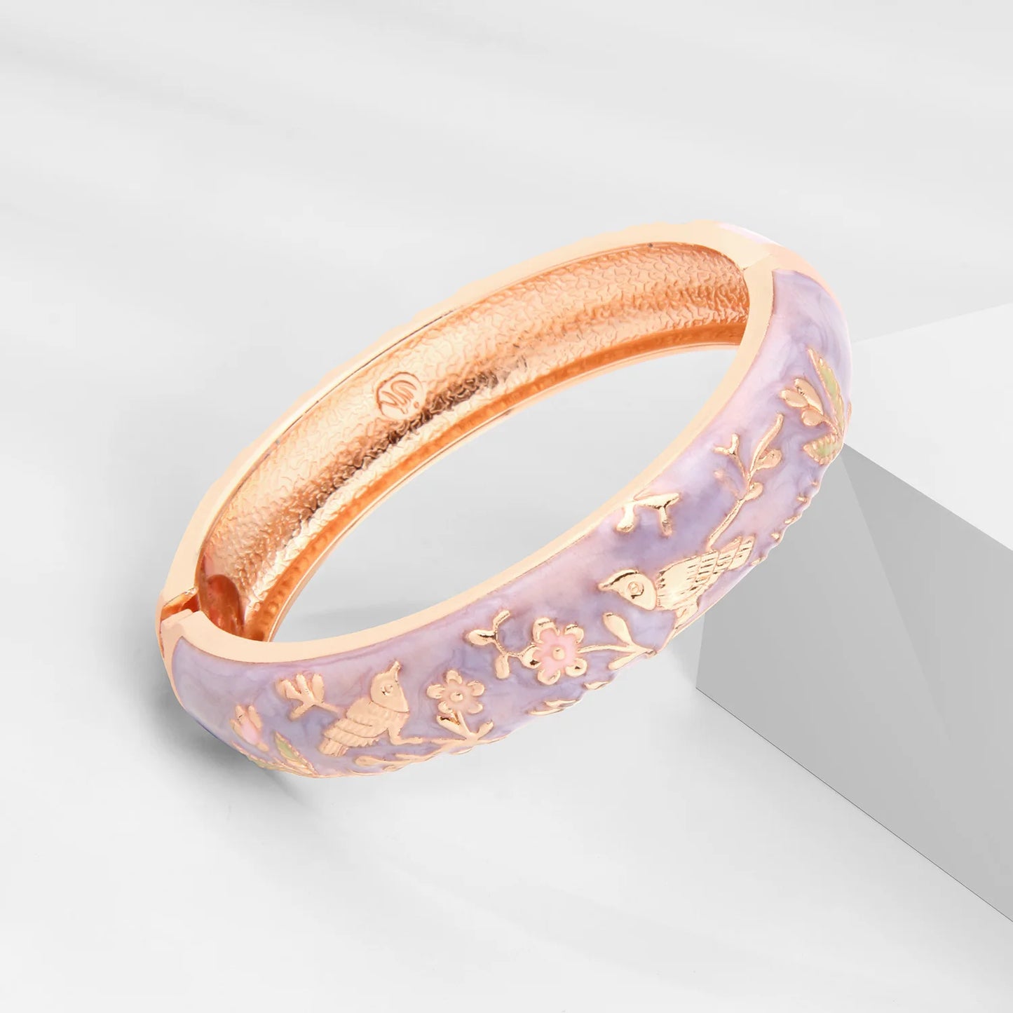 Hemasa 1/2 PC Enameled Bracelets For Women /Clover Cuff Bangles