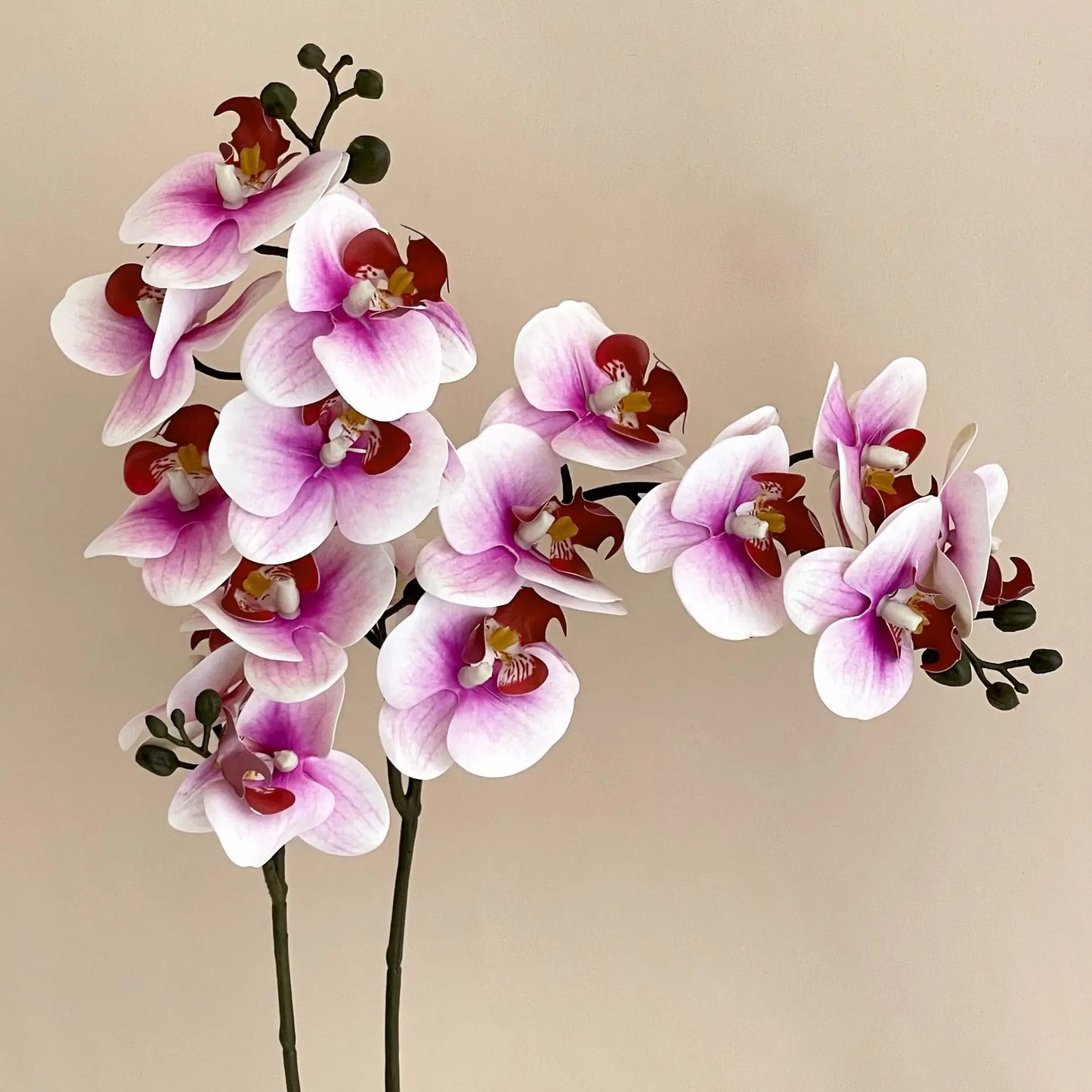 5Pc 3D Print Film Phalaenopsis Artificial Flowers Real Touch Orchids Home Decor Wedding Road Leads Flower Arrangement Bouquet
