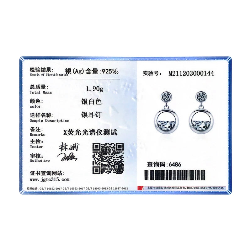 Modian Sparkling Round Irregular Clear Zircon Drop Earrings Gold Color Dangle Ear 925 Sterling Silver Fashion Wedding  Jewelry