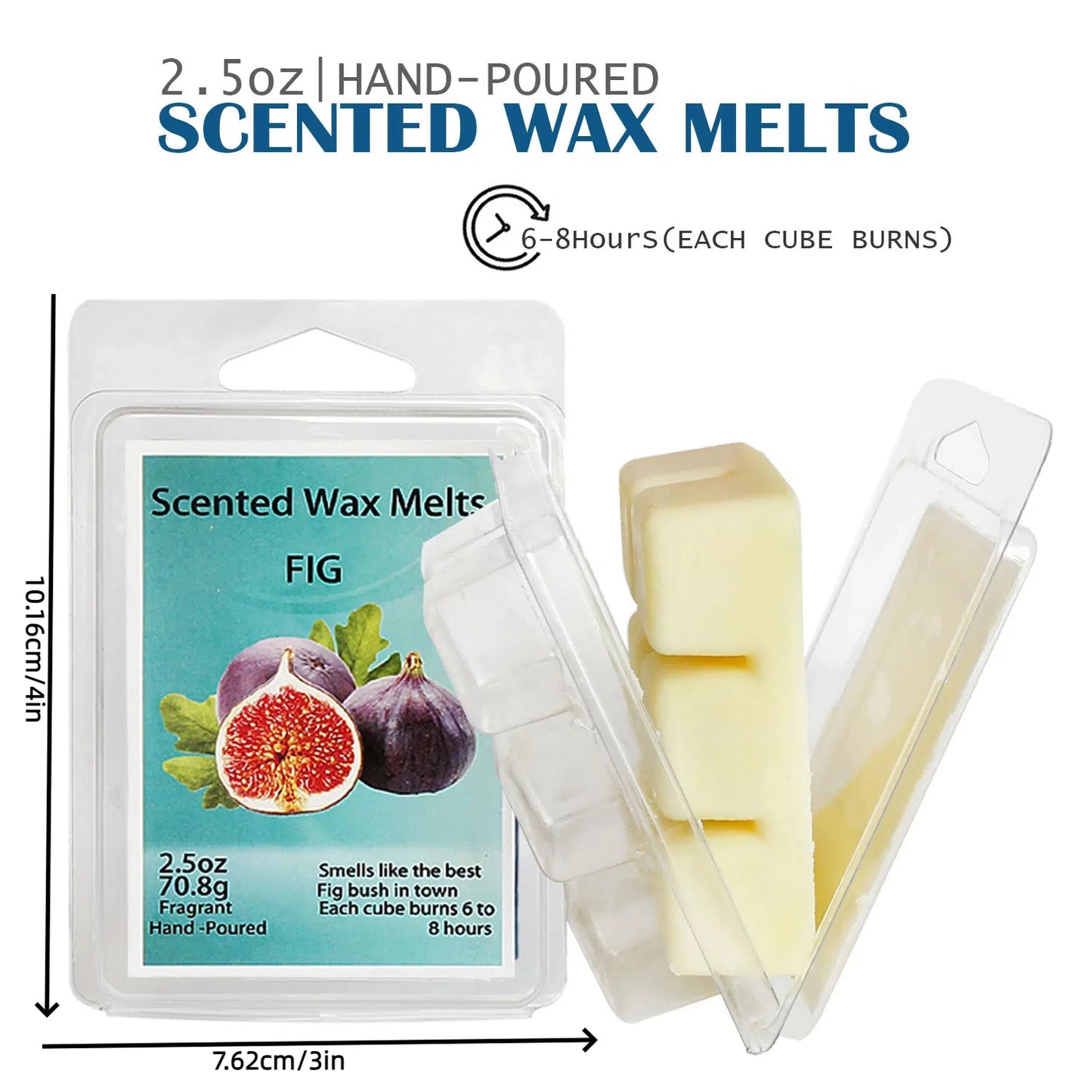 Hemasa 8-box set of scented wax blocks, 8 fragrances including lemon/Rose/Lavender for yoga/gatherings/Sleep