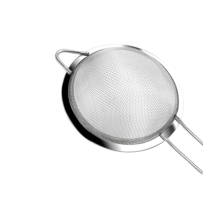 Hemasa 3/4Pcs /Set Stainless Steel Wire Fine Mesh Oil Strainer Flour Colander Sieve Sifter Pastry Baking Tools