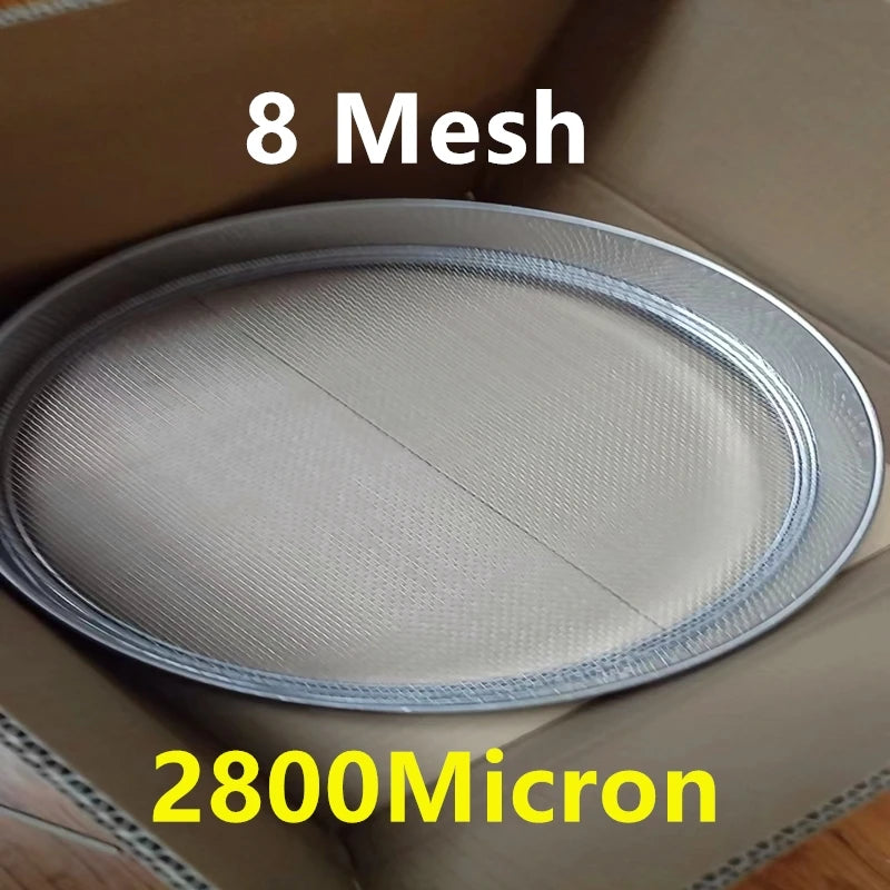 Hemasa 4-500M Round Stainless Steel Shakers Kitchen Flour Powder Filter Screen Soil Strainer