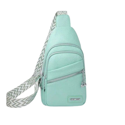 Hemasa Women Sling Chest Bags Fanny Pack Fashion Leather Waist Bags Multifunctional Waist Pouch For Phone Shopping Holder Banana Bag