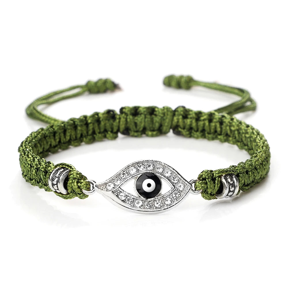 Lucky Eye Turkish Evil Eye Bracelets For Women Men Handmade Braided Rope Lucky Red String Bracelet Charm Friendship Jewelry Gift