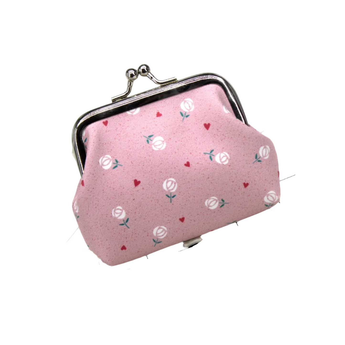 Hemasa  Flower Printing Coin Purses Girl  / Ladies  Purse Female Mini Money Bag PU Leather Key Card Holder Wallet