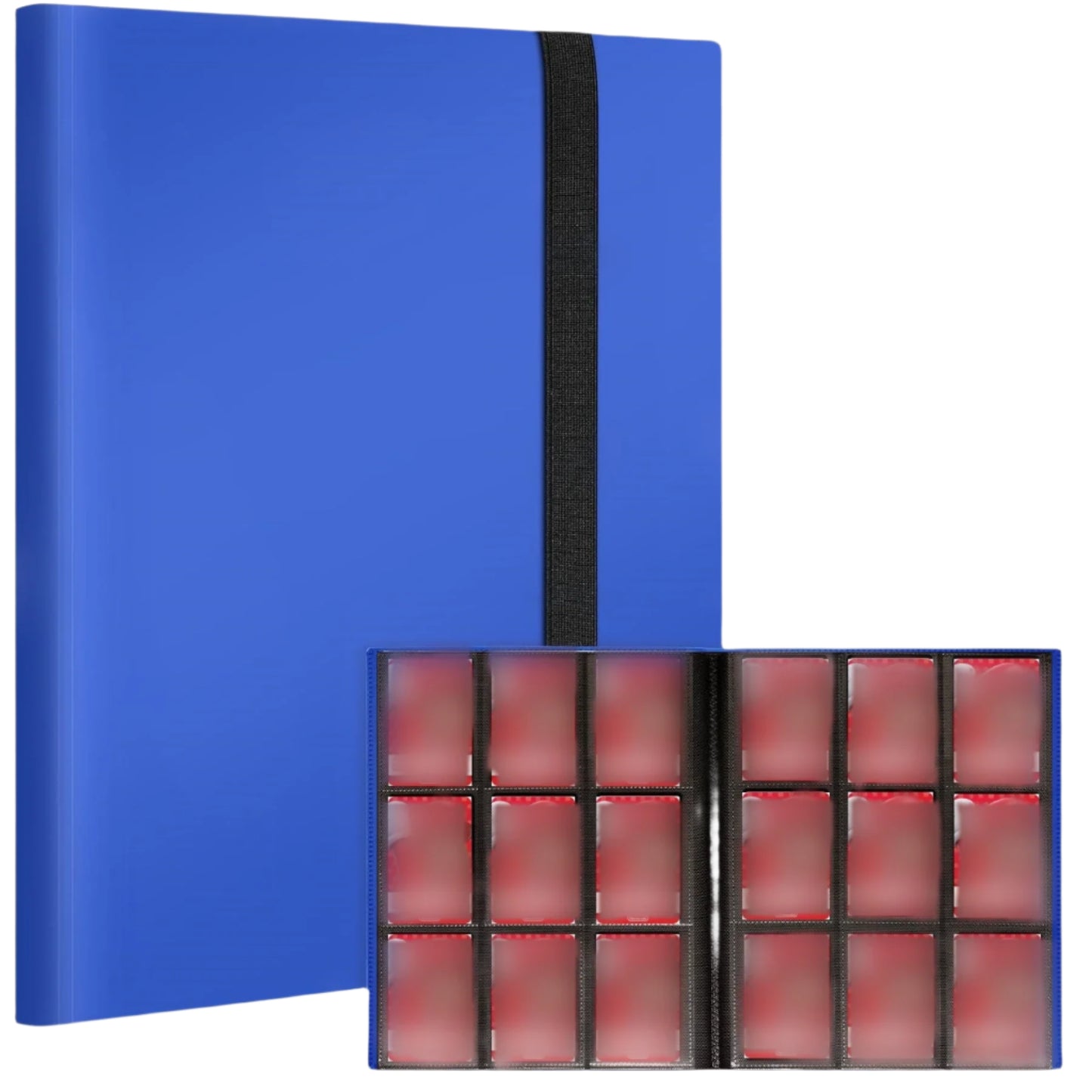 Hemasa 9 Pocket  Card AlbAum Folder - 360 Side Loading Pocket Binder for Game Cards & Sports Cards
