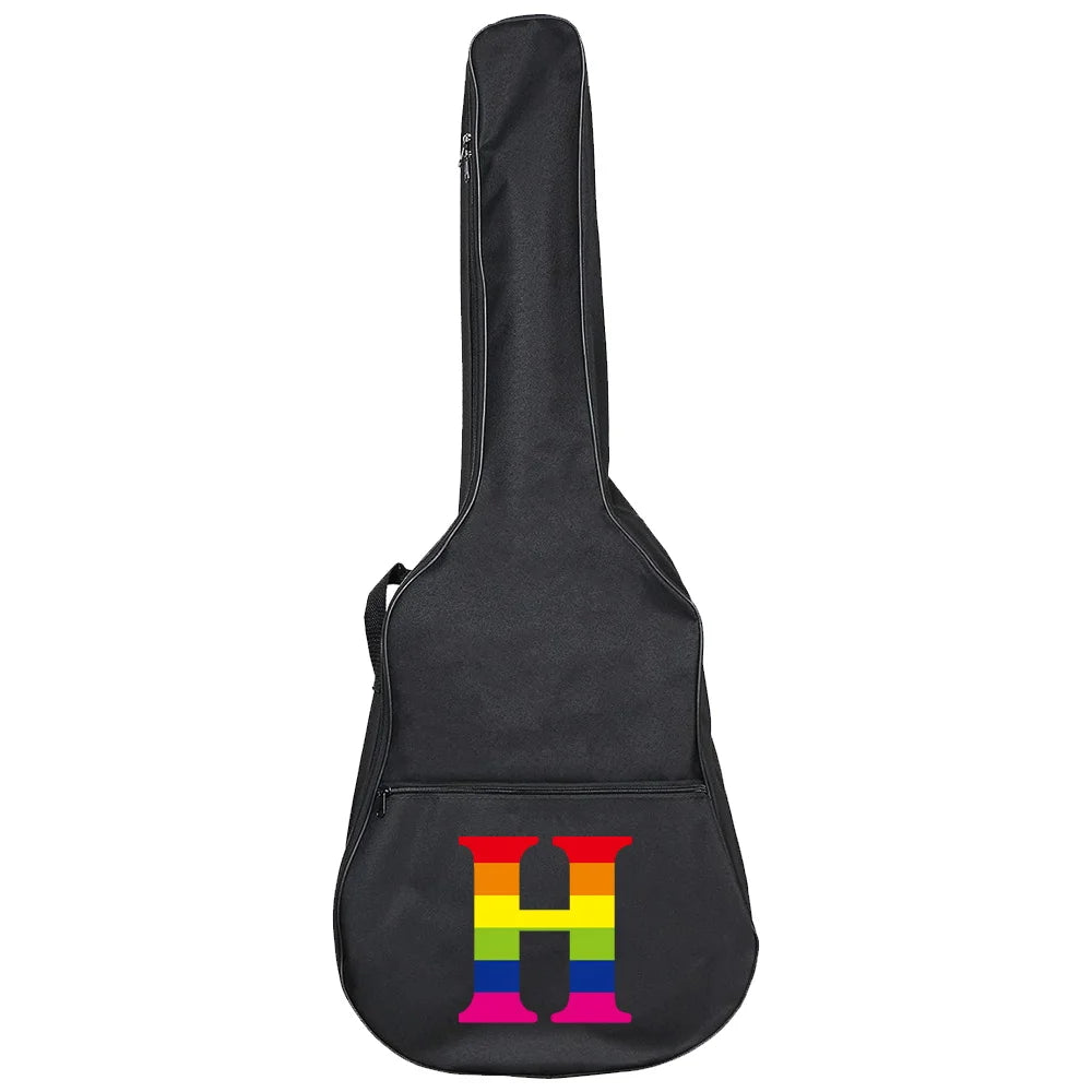 Tejesa Guitar Bag 31-41 Inch Guitar Case Printing Rainbow Series / Guitar Cover /Waterproof Backpack Oxford Fabric