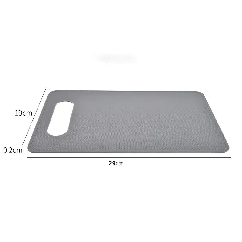 Hemasa 1pc Plastic Chopping Board Kitchen Tools Multicolor Easy Clean Nonslip Plastic Food Cutting Block Mat Tool Kitchen Cook Supplies