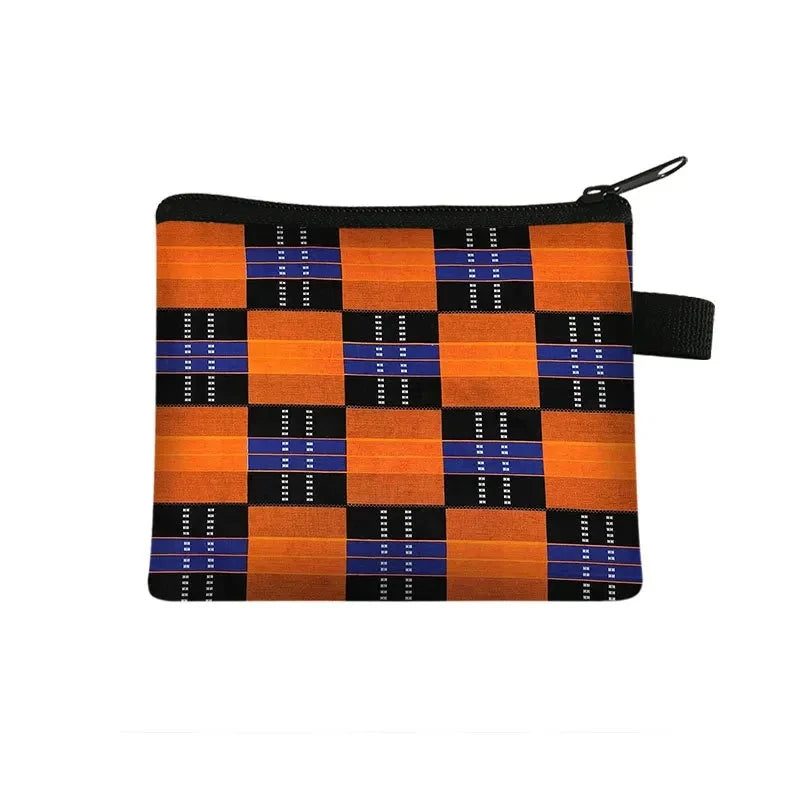 Tejesa Geometric Design Portable Card Bag Coin Key Storage Bags Hand Bag Small Square Bag Coin Purse Pochette Sac Billetera Wallet