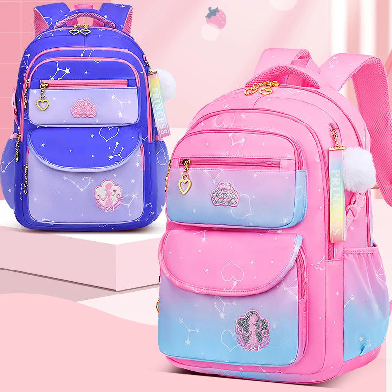 Hemasa Youth School Backpack for Women Pink Backpack for Kids Primary Girl School Bag Waterproof Back Pack Children Back to School Gift