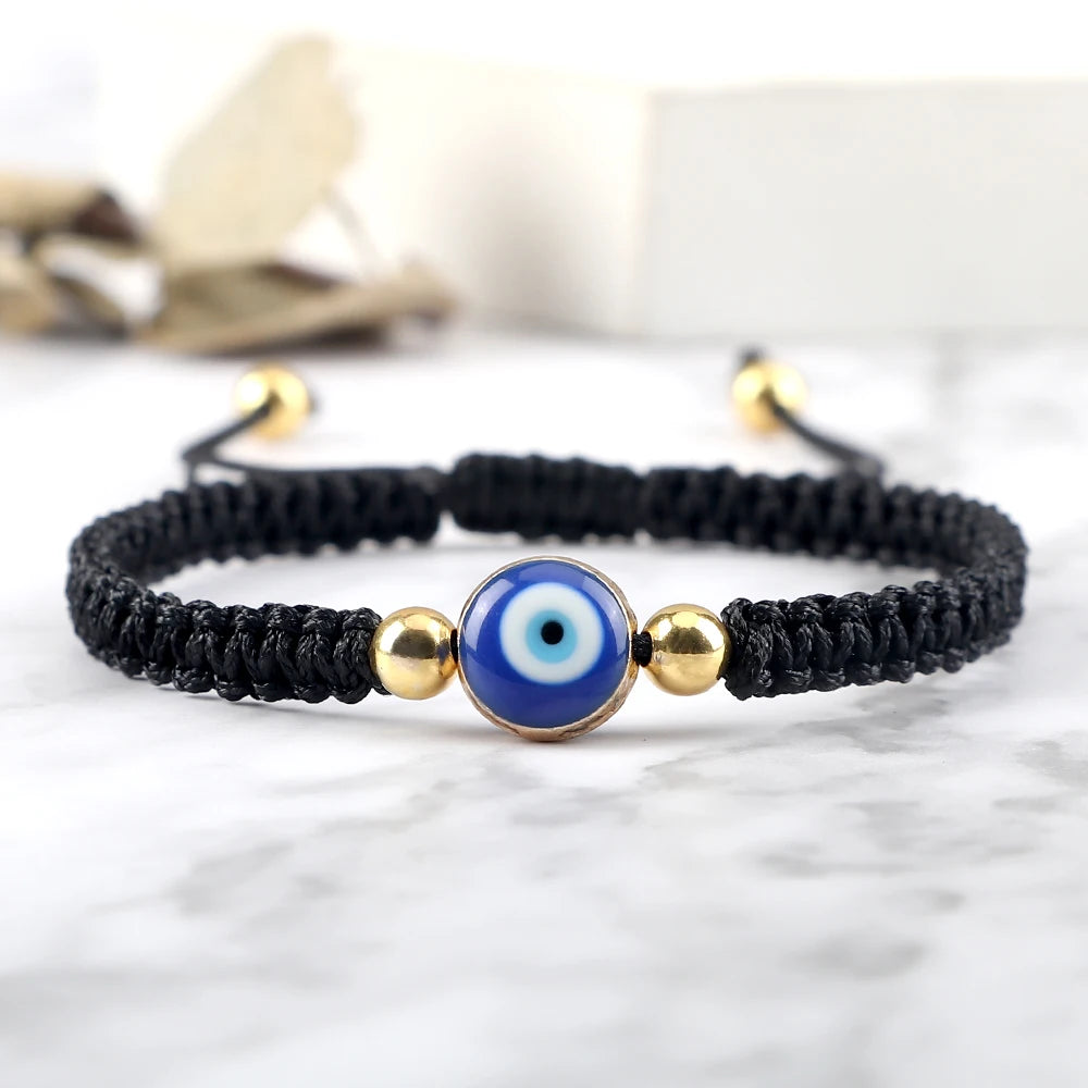Lucky Evil Eye Bead Bracelets For Women Men Multicolor Handmade Braided Red Thread String Bracelet Charm Friendship Jewelry Gift