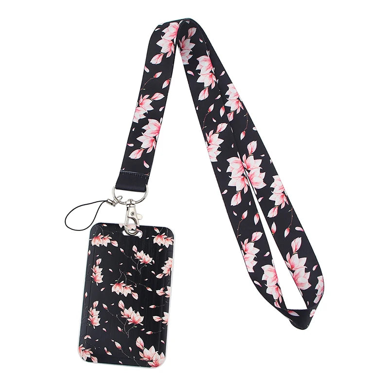 Tejesa Little daisy Lanyard for Key Cute Neck Strap Card ID Badge Holder Key Chain Accessories Wholesale