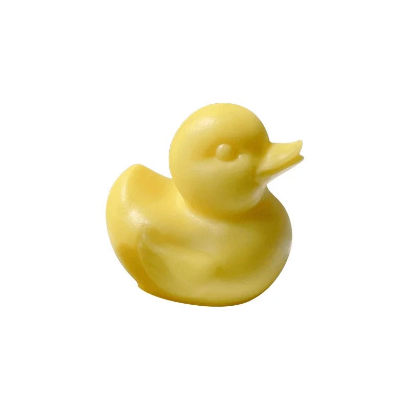 3D Cartoon Duck Silicone Mold Epoxy Resin DIY Plaster Candle Mold Desktop Decoration Soft Pottery Clay Handmade Soap Mold