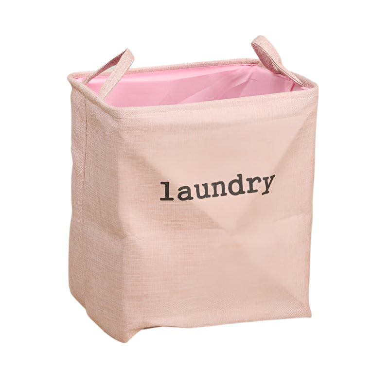 Hemasa Jute Cloth Art Dirty Clothes Collection Basket Light Luxury Home Bathroom Foldable Laundry Basket  Storage