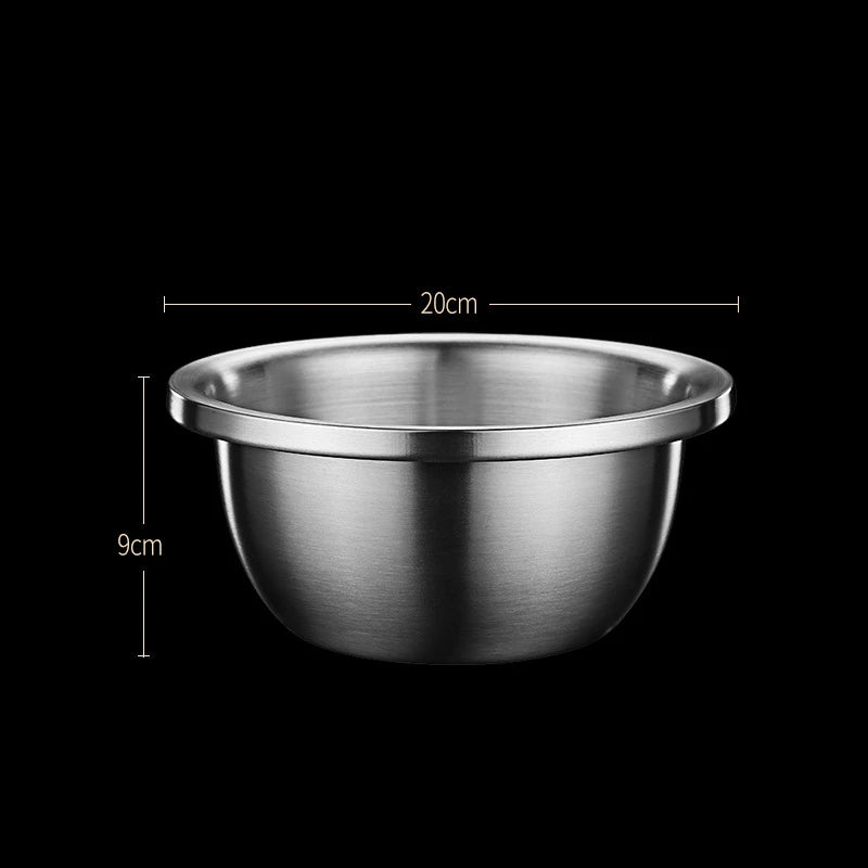 Hemasa Stainless Steel Drain Basket /Colander Round Rice Cleaning Sieve /Fruit Vegetable Washing Basin Strainer Filter