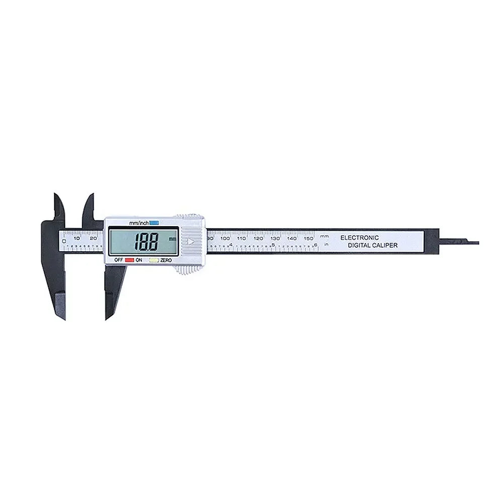 150mm 100mm Electronic Digital Caliper Carbon Fiber Dial Vernier Caliper Gauge Micrometer Measuring Tool Digital Ruler