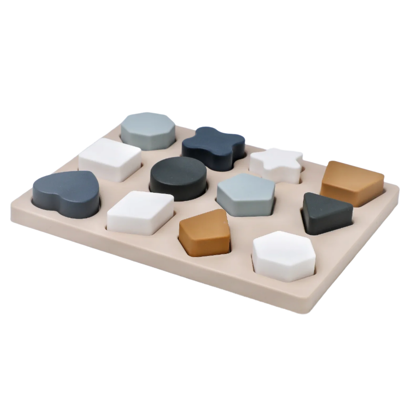 Hemasa Silicone Puzzle Montessori Toys for Baby Kids /Geometry Shape Matching Games  For Kids