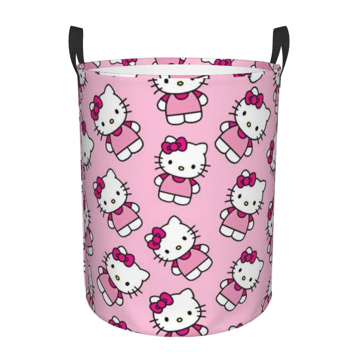Hemasa Hello Kitty Laundry Basket Large Storage Basket Cartoon Sanrio Girls Boys Toy Organizer