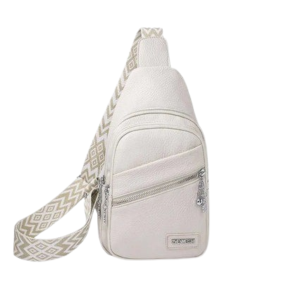Hemasa Women Sling Chest Bags Fanny Pack Fashion Leather Waist Bags Multifunctional Waist Pouch For Phone Shopping Holder Banana Bag