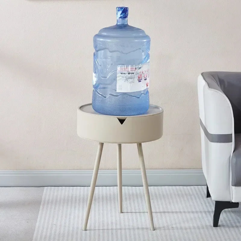 Sofa Side Bedside Coffee Table Desk Space-Saving Table Versatile Bedside/Coffee Use, Modern Design, Easy to Clean