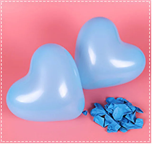 12Inch Heart shape Balloons Love Inflatable Air Helium Balloon room Day Marriage Wedding Birthday Party Decor Supplies
