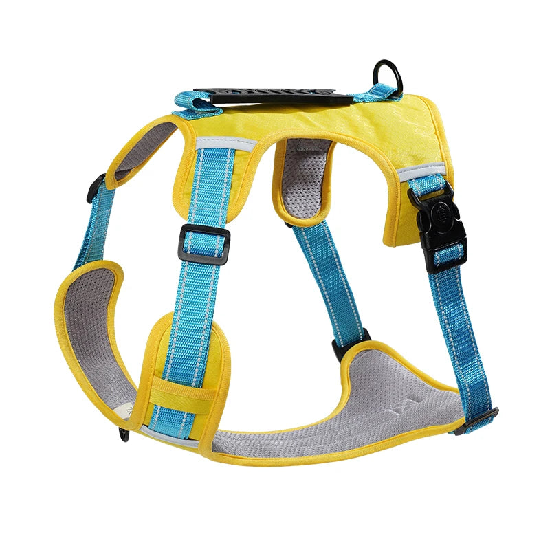 Reflective adjustable breathable harness for medium and large Labrador Shiba Inu dog harness French Bulldog large dog collar