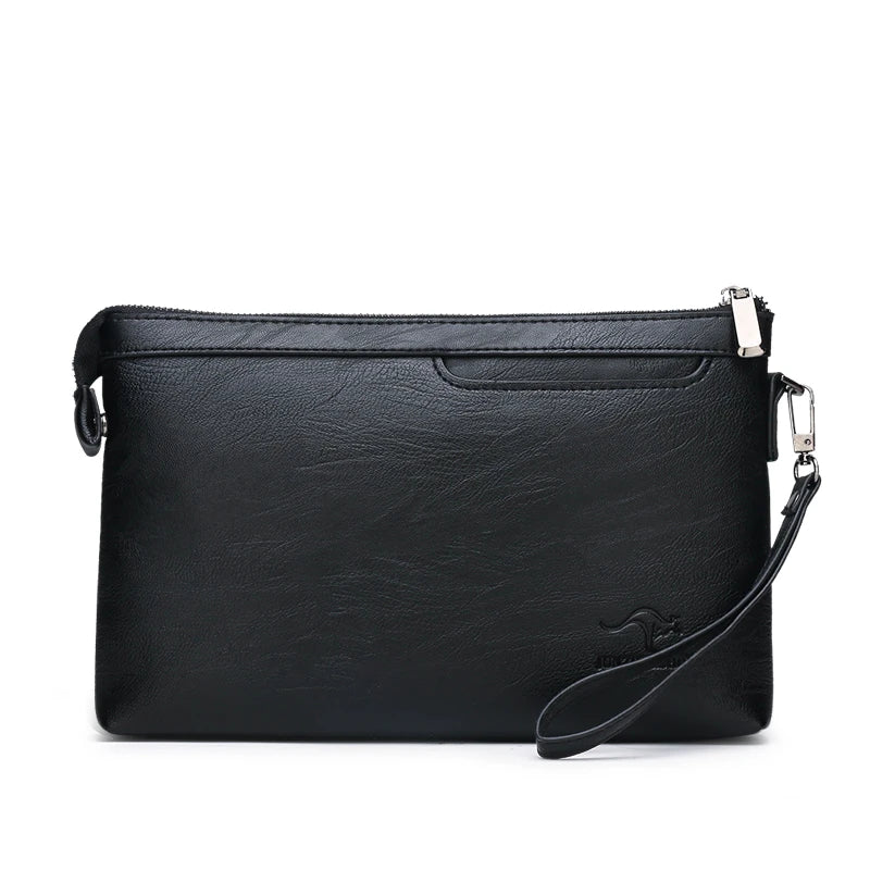 Tejesa  Soft PU Leather Men Day Clutch Business Men Money Handbag  Male Cardholder Case Phone Bag