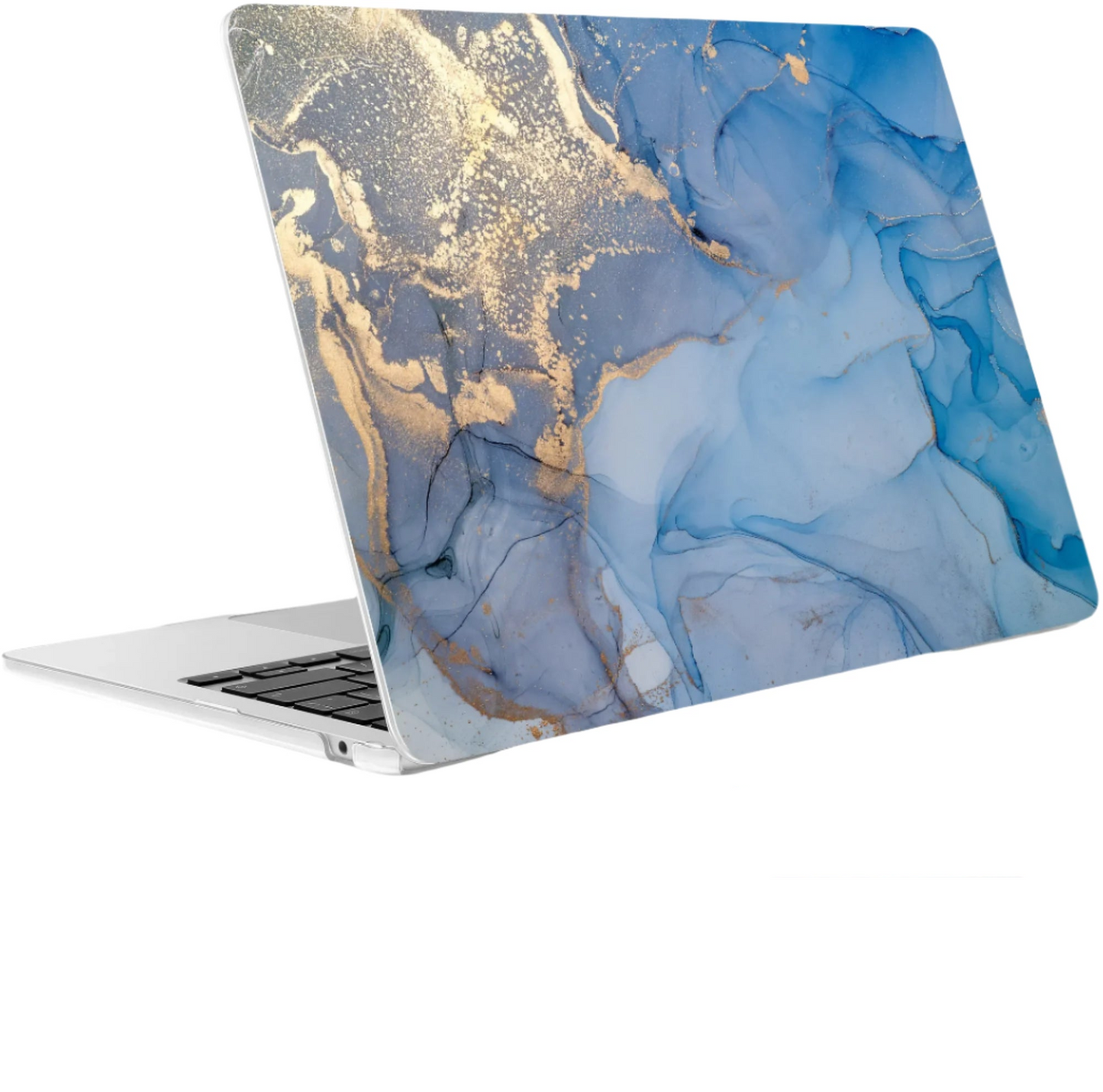 Hemasa Marble Plastic Laptop Case for MacBook M4 Air 13 inch A2337 A2179 A1932 Hard Shell Cover for Mac Pro 13 15 16 2022 A2338 A2251