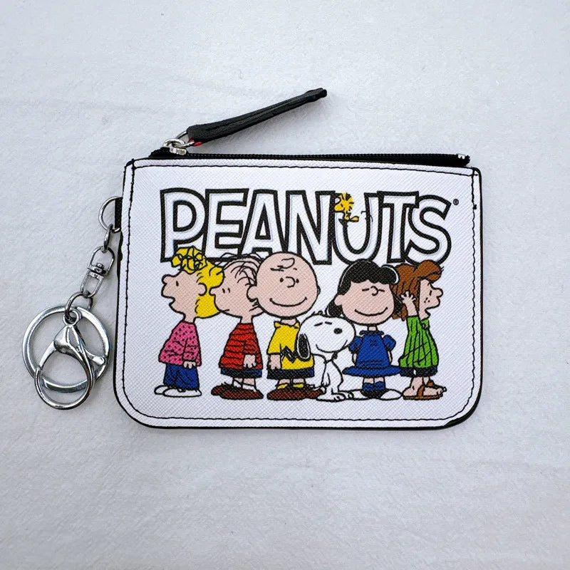 SNOOPY  Purses for Women Cute Wallet Women SNOOPY Coin Pouches Kawaii Case Short Key Wallet for Girls Gifts