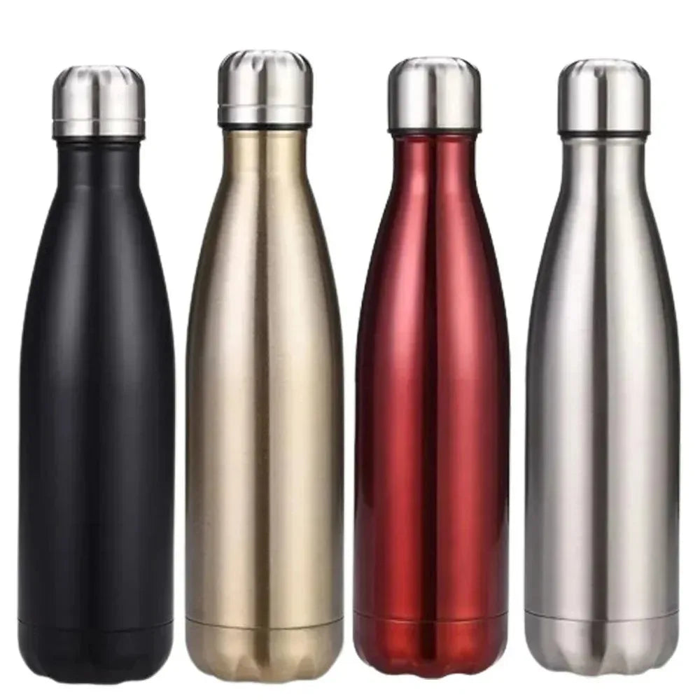 Hemasa 500ml Sport Bottles Double Wall  Stainless Steel Water Bottle