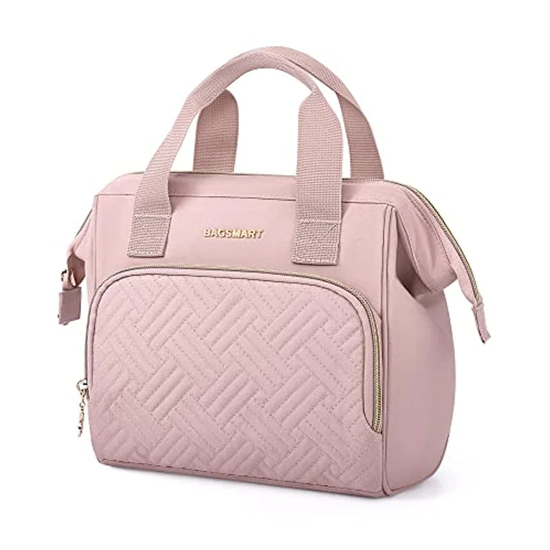 Hemasa  Cosmetic Bag with Wide-open and Carry Handle Toiletries Travel Organizer Case for Women