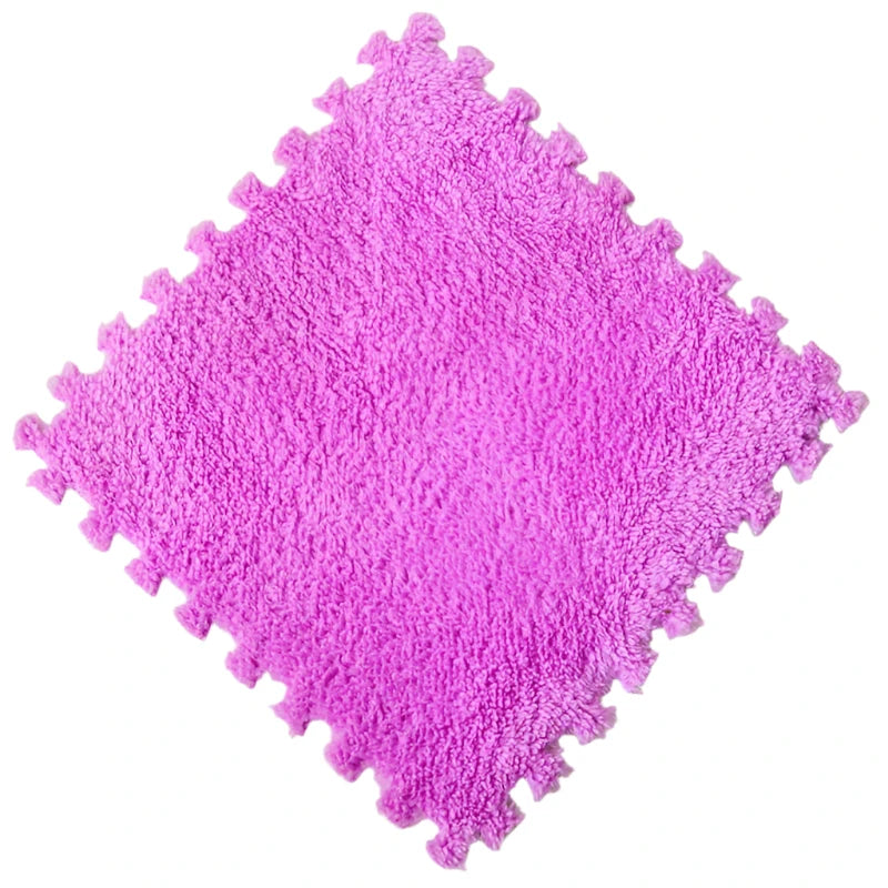 Hemasa Soft Plush Kids Mat Sports Children's Carpet Eva Foam Puzzle Rug Warm Play Mat for Children's Room Home Floor Decoration