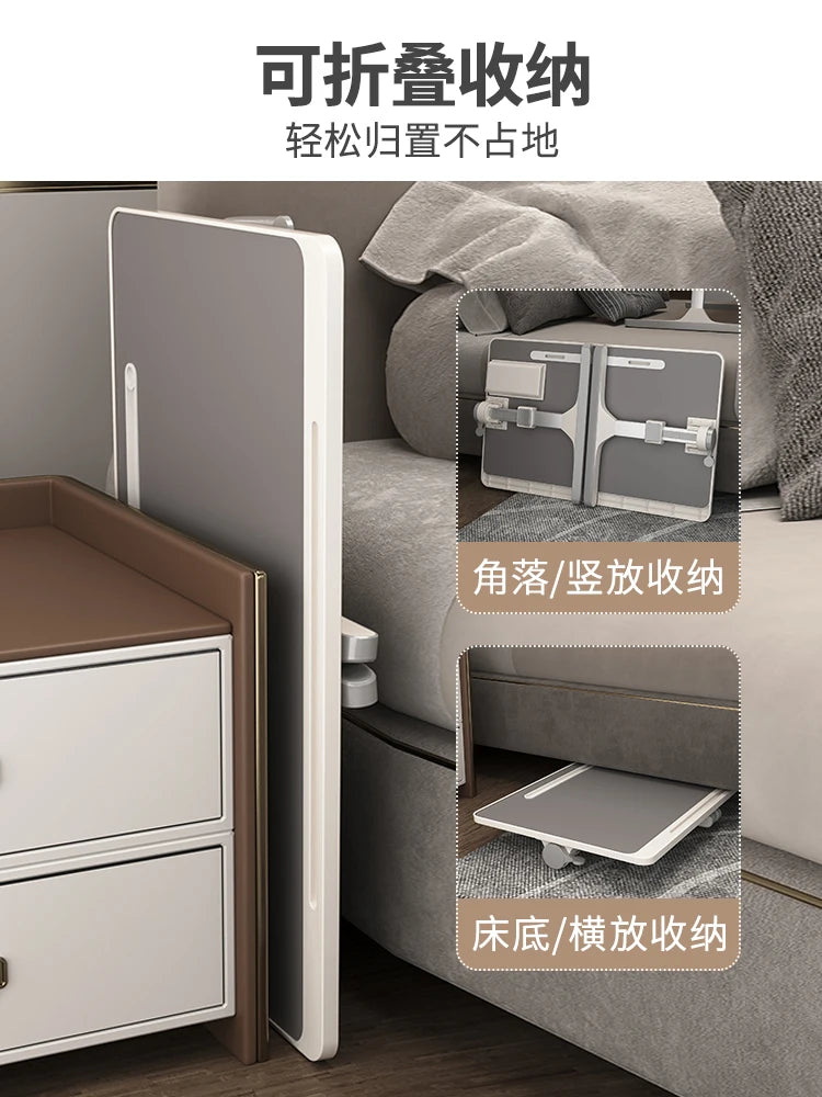 Hemasa Folding Laptop Desk for Bed & Sofa Laptop Bed Tray Table Desk Portable Lap Desk for Study Reading Bed Top Tray Table