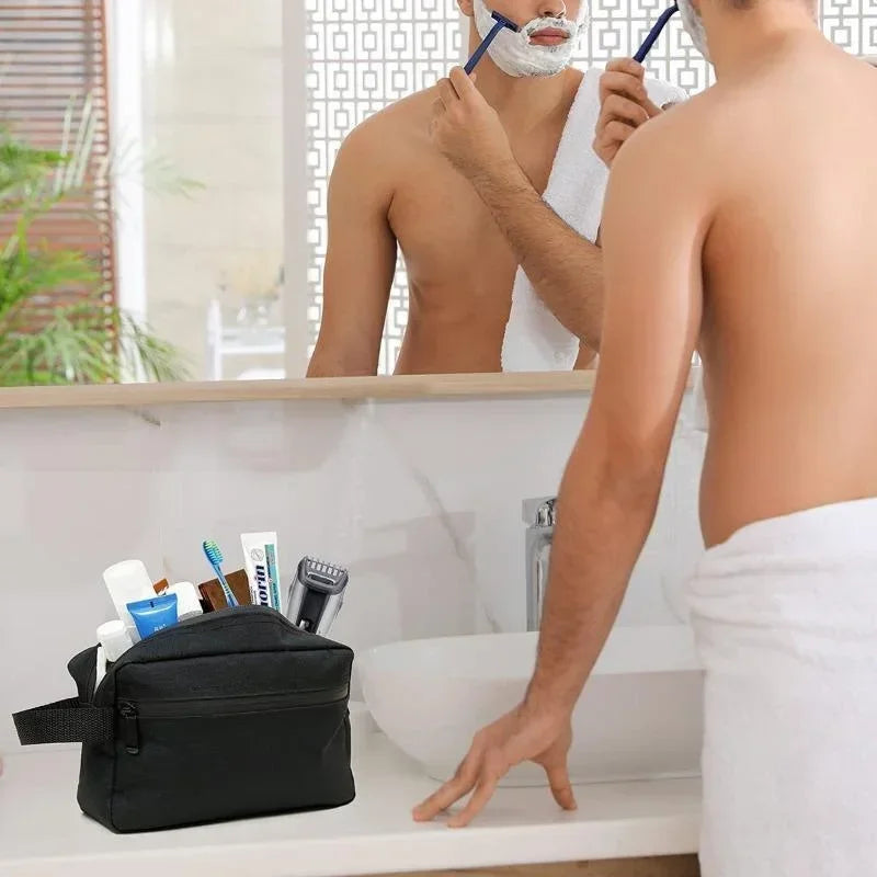 Portable Travel Portable Double-layer Waterproof Wash Bag Makeup Bag Makeup Brush Storage Bag Large Capacity Beauty Storage Bags